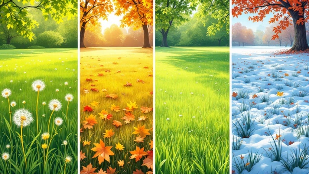 seasonal lawn mowing schedule